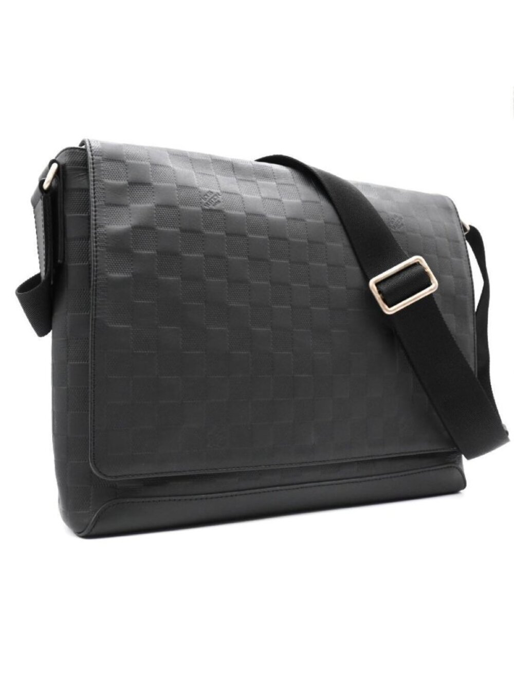 Louis Vuitton Damier Infini District MM Shoulder Bag